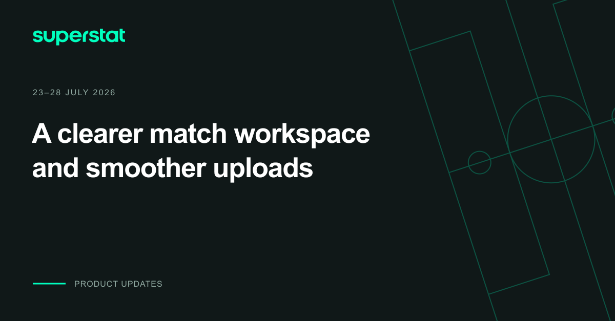 A clearer match workspace and smoother uploads
