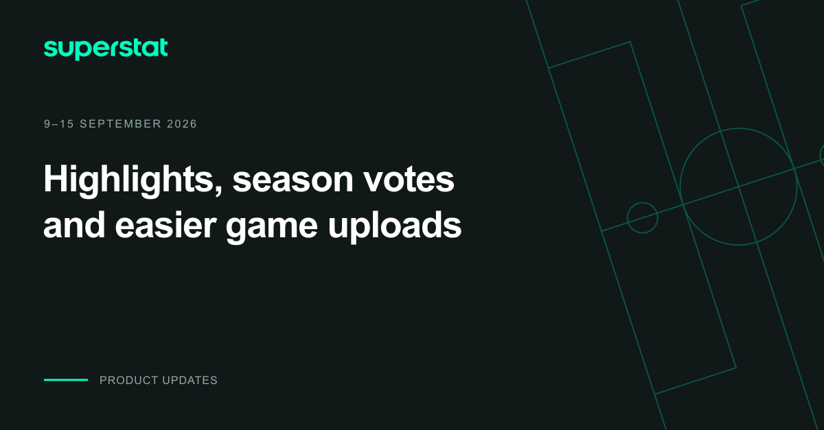 Highlights, season votes and easier game uploads